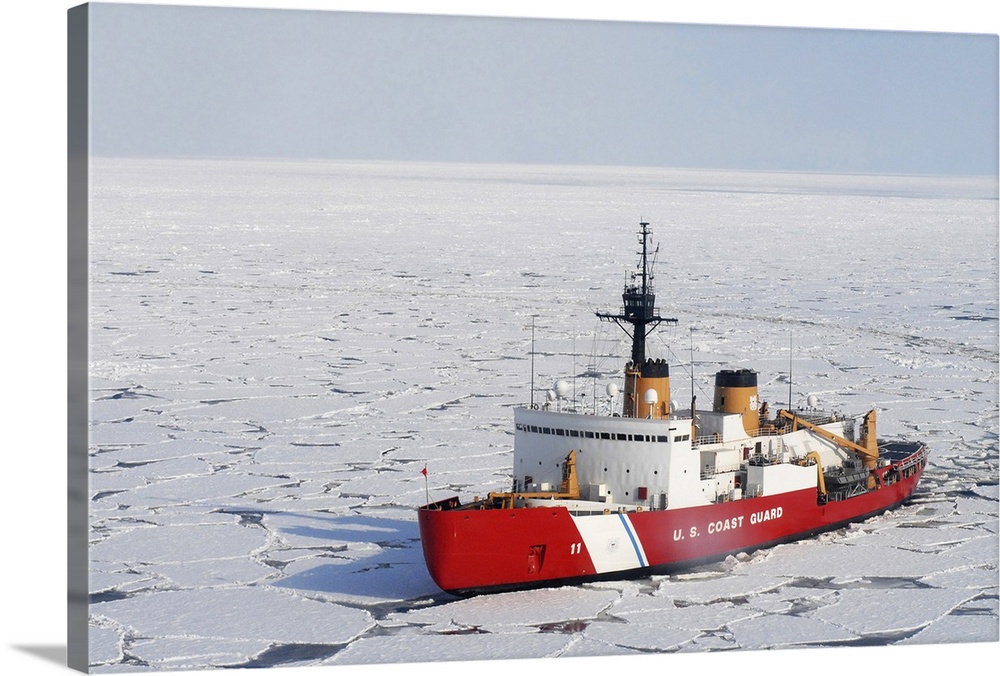 Beaufort Sea, November 20, 2009 - An international research expedition being conducted in the Beaufort Sea aboard the Coas...
