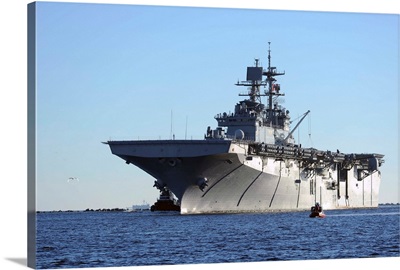 USS Bataan arrives at Naval Station Mayport, Florida