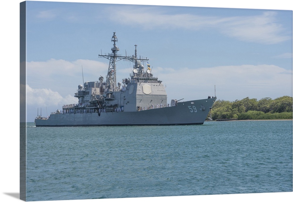 USS Princeton arrives at Joint Base Pearl Harbor-Hickam, Hawaii.