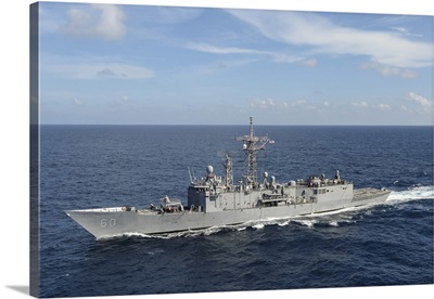 USS Rodney M. Davis Prepares To Conduct A Replenishment-At-Sea