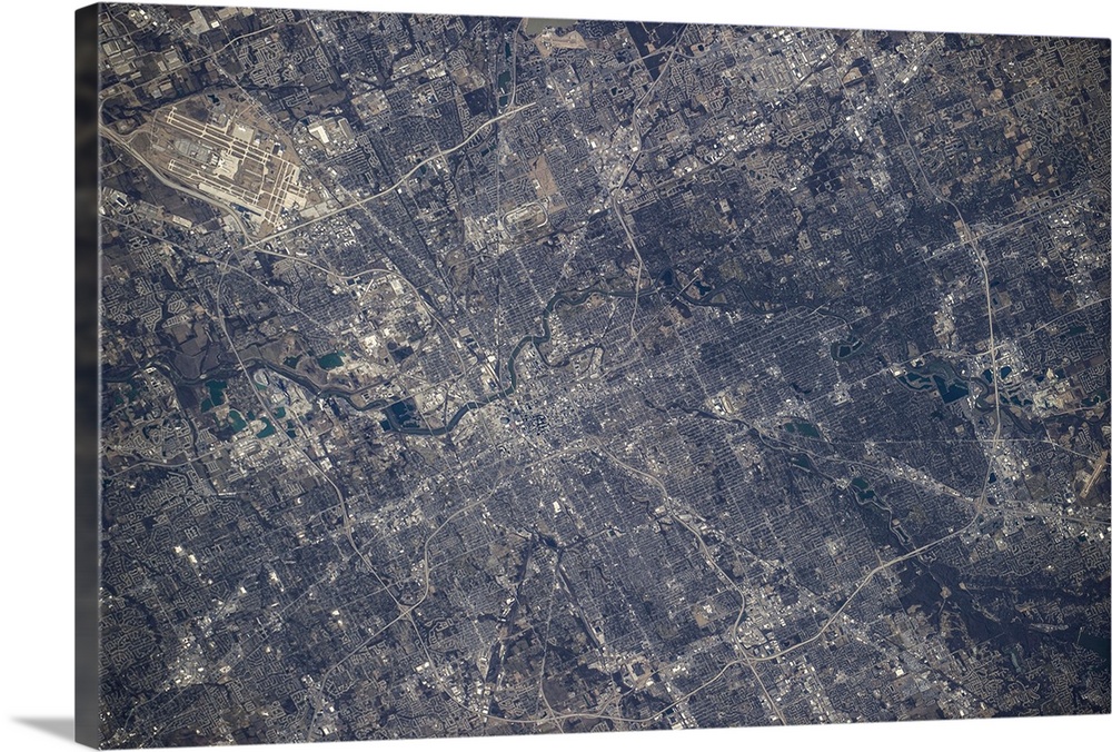February 25, 2013 - View from space of Indianapolis, Indiana..