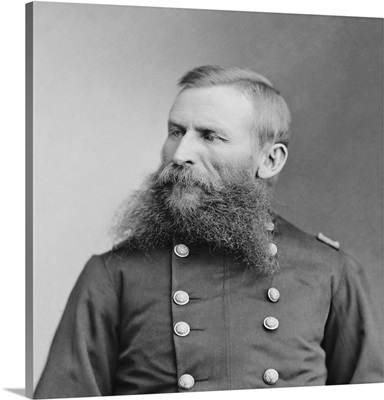 Vintage American Civil War photo of Union Army General George Crook