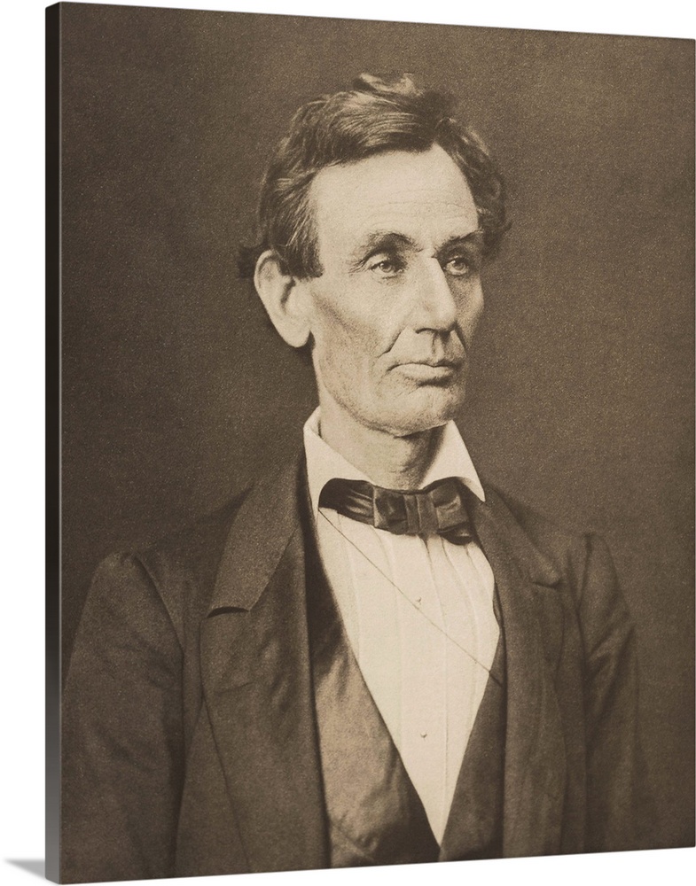 Vintage Civil War photo of President Abraham Lincoln.