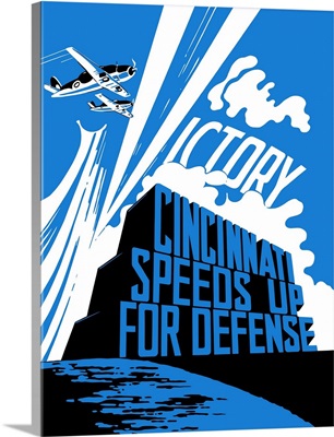 Vintage World War II propaganda poster