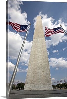 Washington Monument and American Flags, Washington D.C