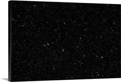 Widefield view of the constellations Virgo and Coma Berenices