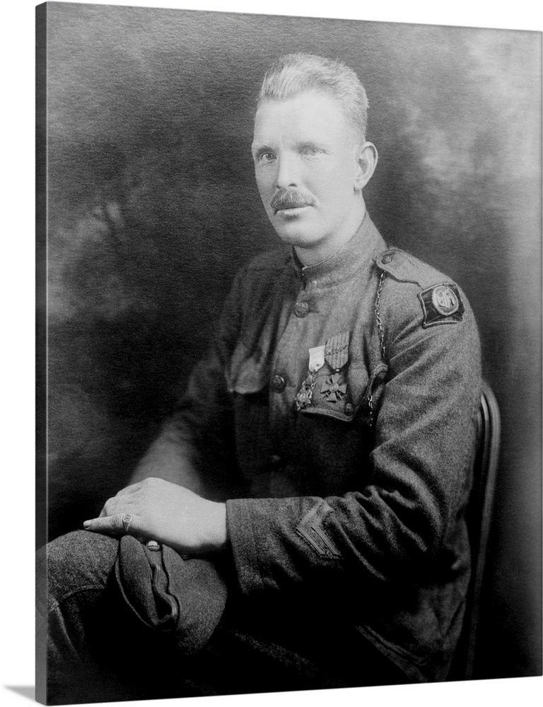 World War One portrait of Sergeant Alvin York.