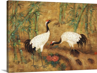 Cranes and Bamboo