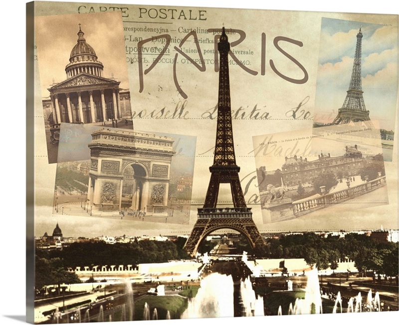 Paris Example Post Postcards from Paris II | Great Big Canvas