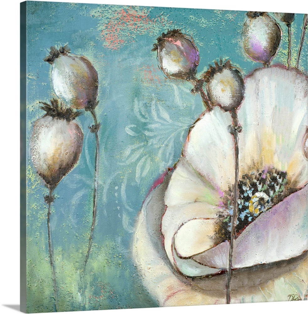 Blue Poppies I Wall Art, Canvas Prints, Framed Prints, Wall Peels