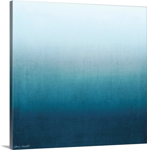 Bright Teal Background II Wall Art, Canvas Prints, Framed Prints, Wall