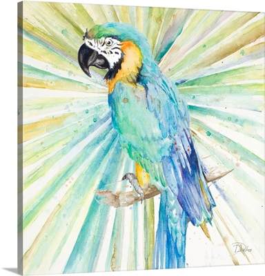 Bright Tropical Parrot