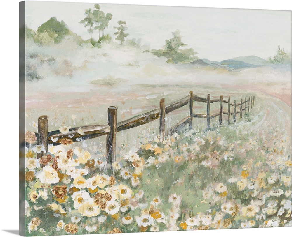 Fence With Flowers