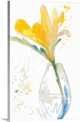 Flowers in Clear Vase I