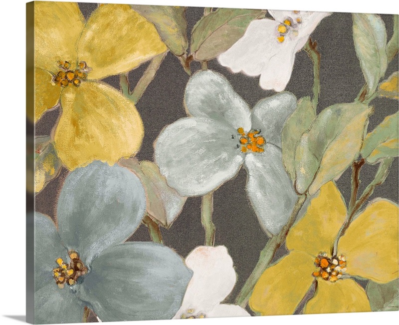 GARDEN PARTY 36 IN MULTICOLOR TOILE H CANVAS DARK BROWN CALFSKIN ABSTRACT GRAPHIC PRINT