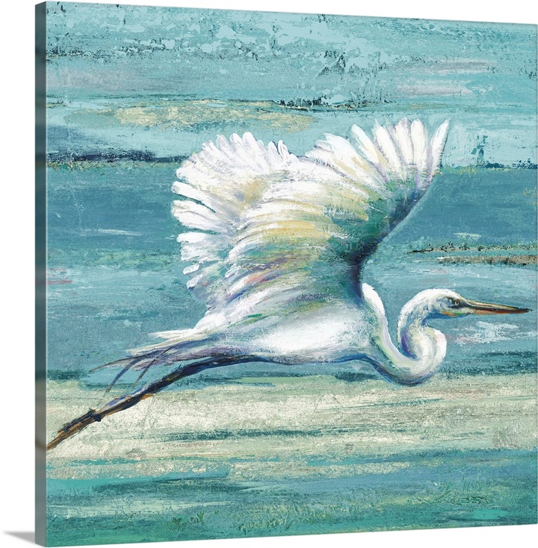 Great Egret I Great Big Canvas