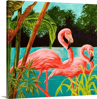 Hot Tropical Flamingo II