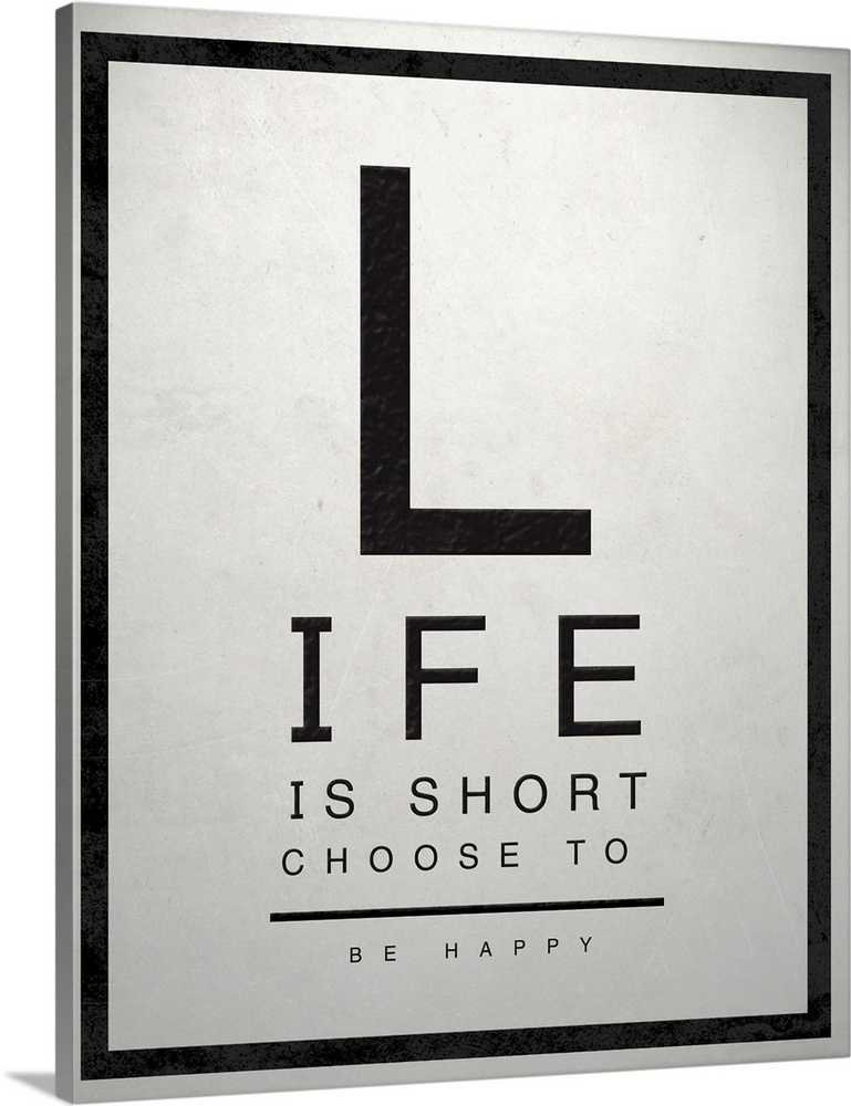 Inspirational Eye Chart IV