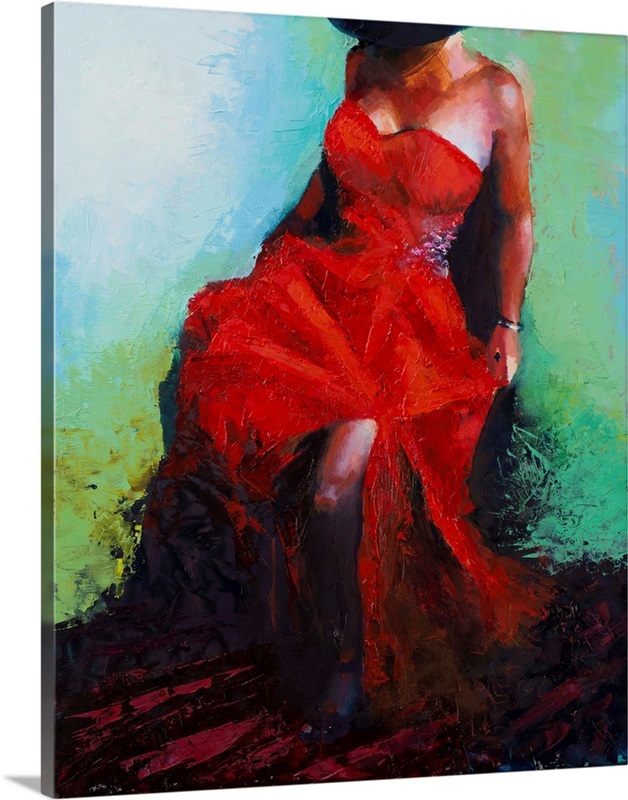 Lady in Red | Great Big Canvas