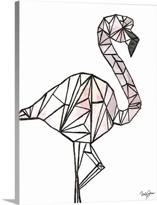 Origami Flamingo Sketch