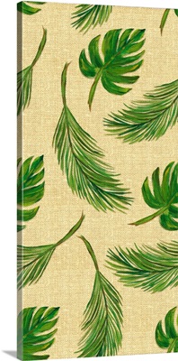 Palms On Linen Pattern
