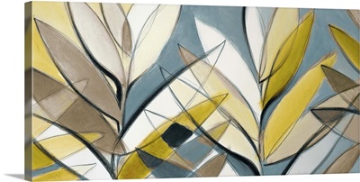 Rich Palm Abstract Panel
