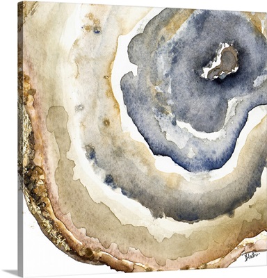 Up Close Agate Watercolor I