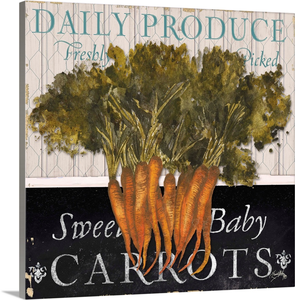 "Daily Produce Freshly Picked Sweet Baby Carrots"