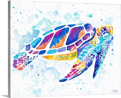 Vibrant Sea Turtle