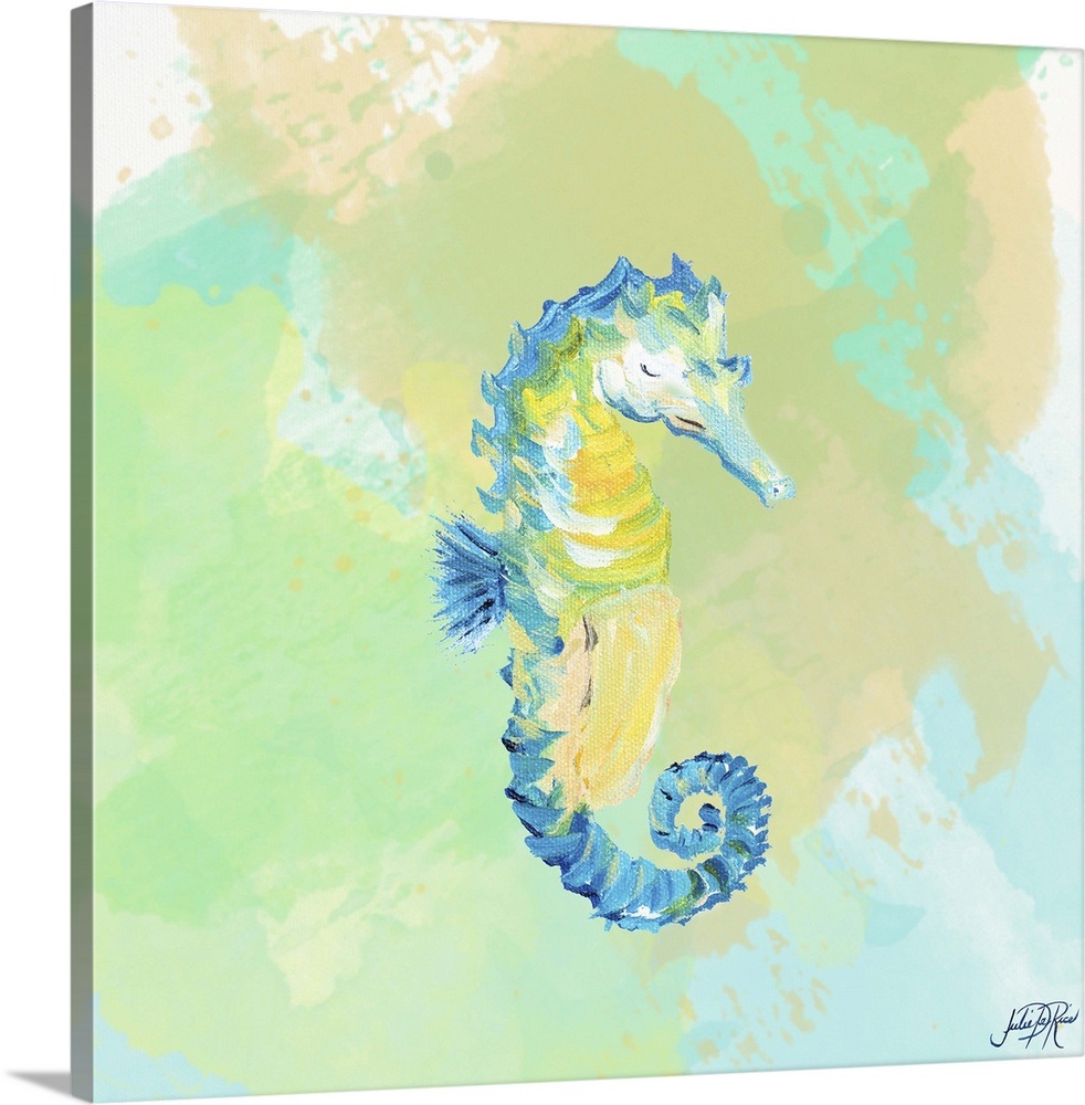 Watercolor Sea Creatures III Wall Art, Canvas Prints, Framed Prints