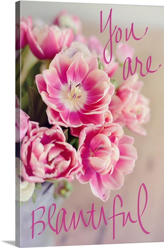 You Are Beautiful Wall Art, Canvas Prints, Framed Prints, Wall Peels Great Big Canvas