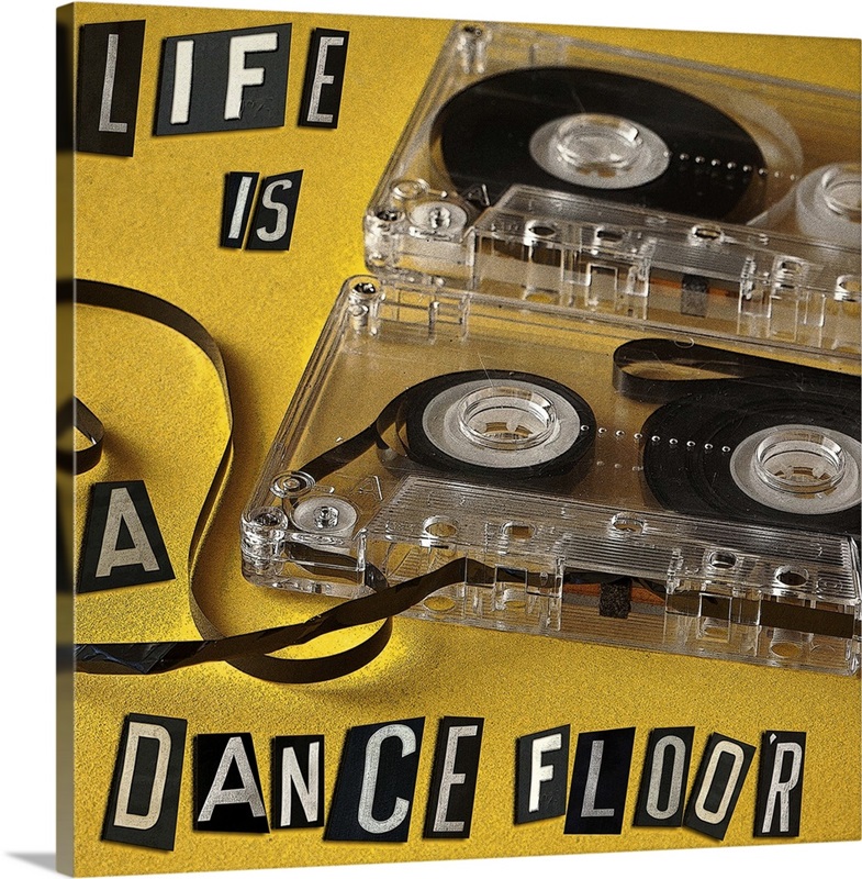Life is a Dance floor Great Big Canvas