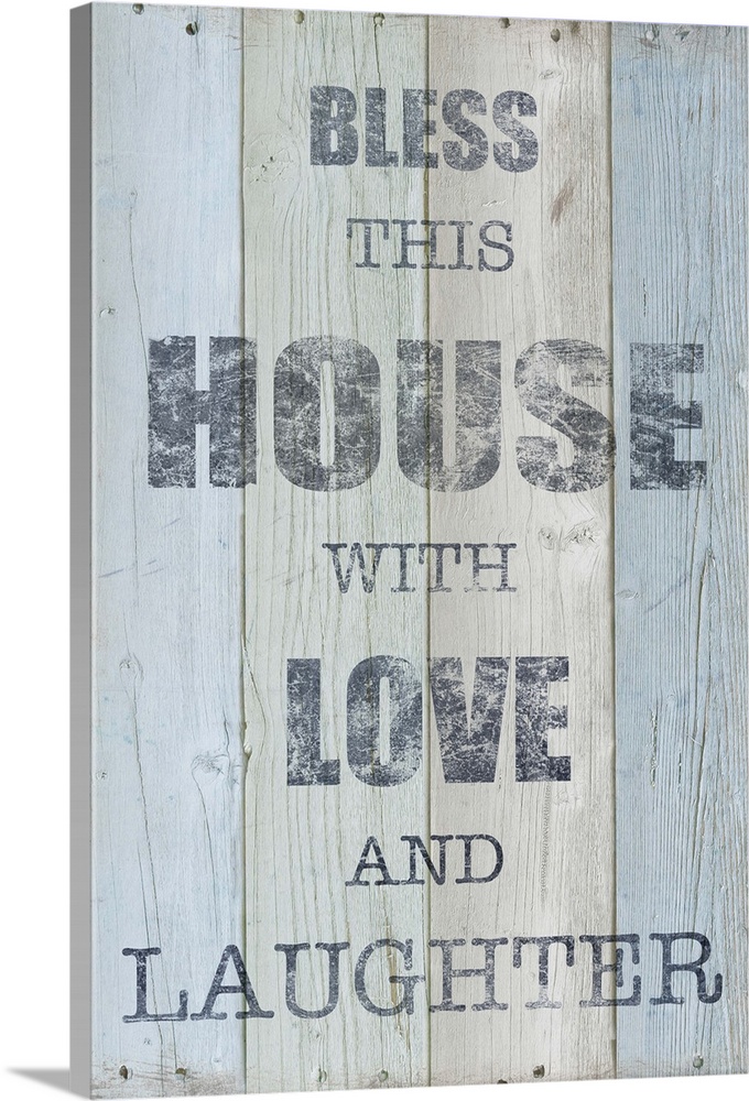 Contemporary artwork of an inspirational quote on a textured wood plank background.