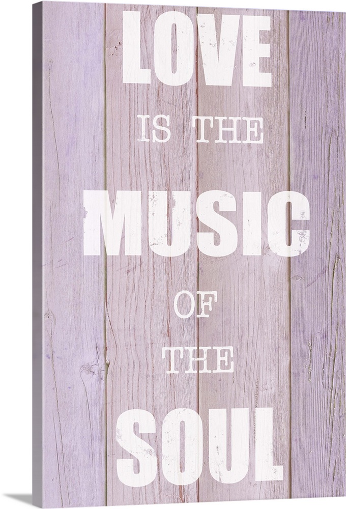 Contemporary artwork of an inspirational quote on a textured wood plank background.