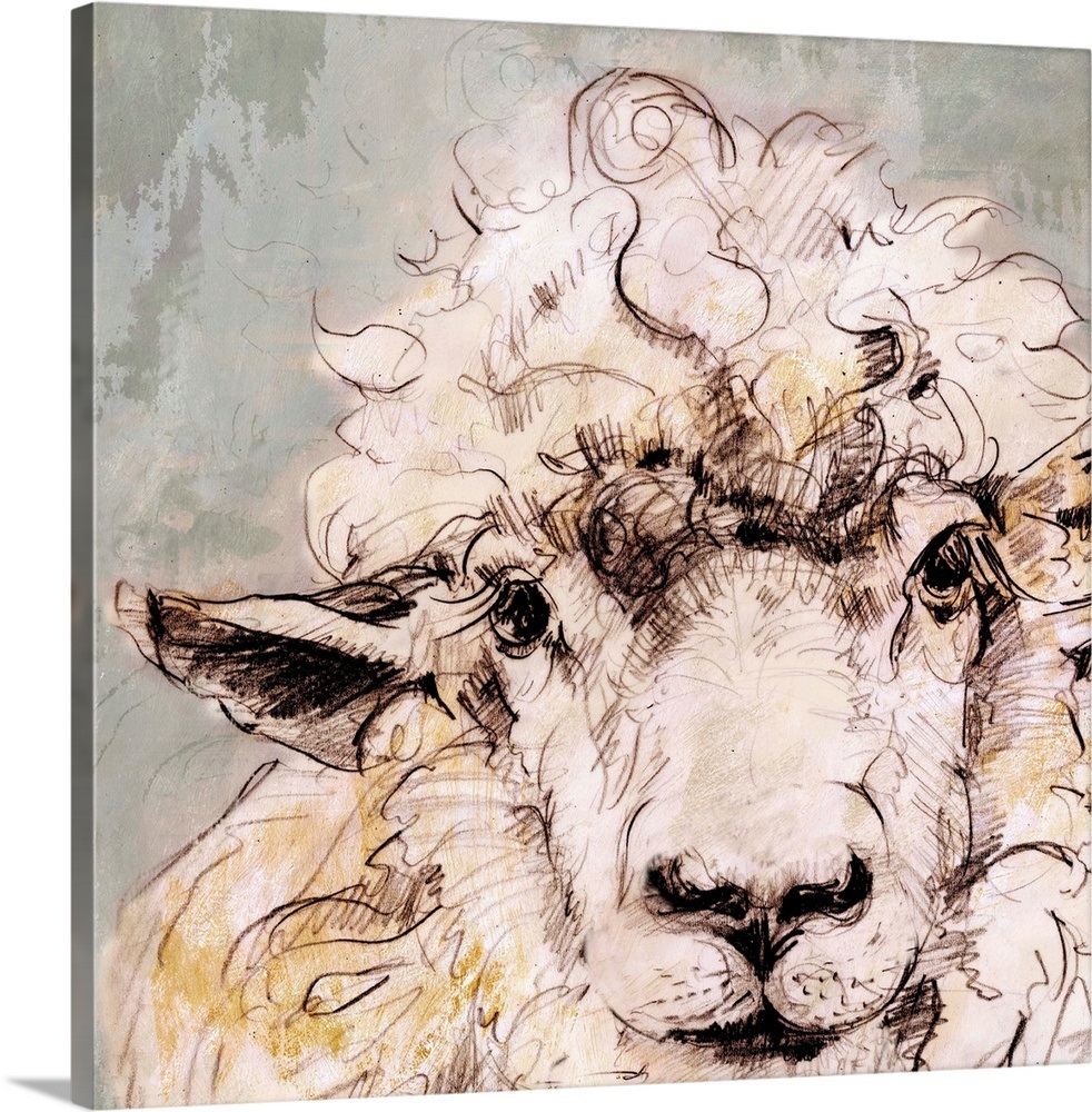 Sheep Wall Art, Canvas Prints, Framed Prints, Wall Peels Great Big Canvas