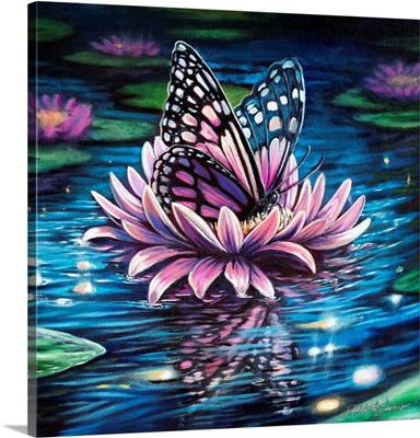 Butterfly & Lotus