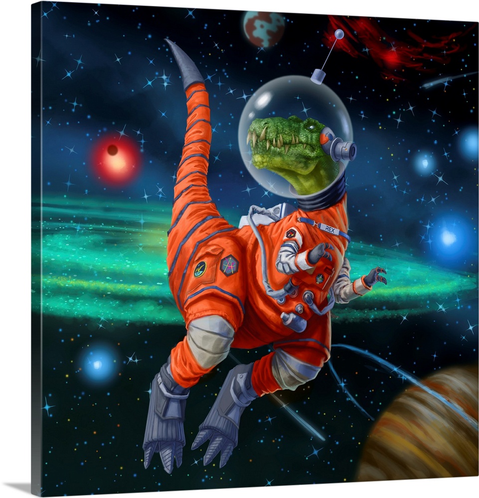 Tyrannosaurus Astronaut