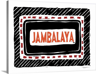 Jambalaya Block Print