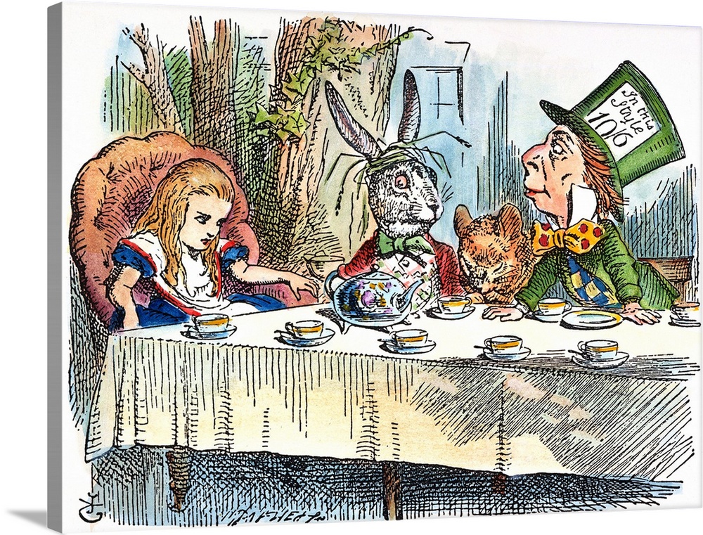ALICE IN WONDERLAND NEW GIANT LARGE ART PRINT POSTER PICTURE WALL G092 