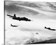 image thumbnail of B-17 Flying Fortresses of the U.S. Air Force flying over Schweinfurt, Germany. Photograph, c1944.