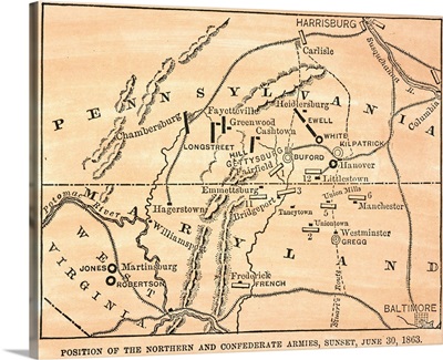 Battle Of Gettysburg, 1863