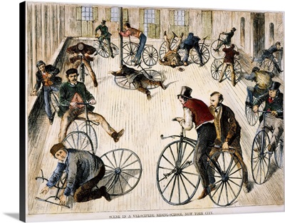 Bicycle Riding School 1869