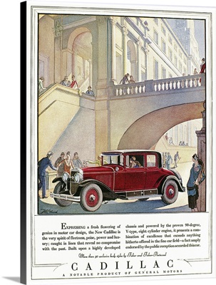Cadillac Ad, 1928