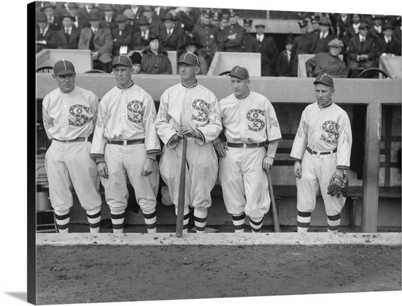 Chicago White Sox, 1917 | Large Solid-Faced Canvas Wall Art Print | Great Big Canvas