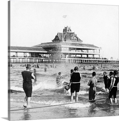 Coney Island: Beach, C.1903