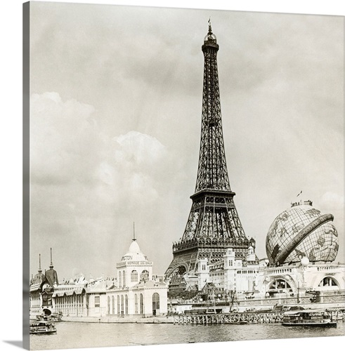 Eiffel Tower, 1900, International Exposition | Great Big Canvas