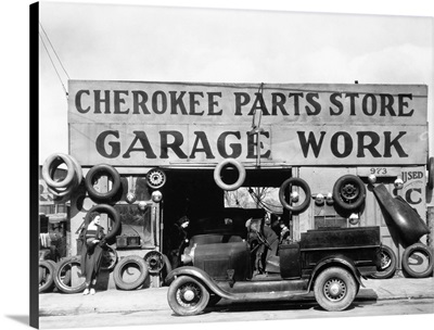 Evans: Garage, 1936