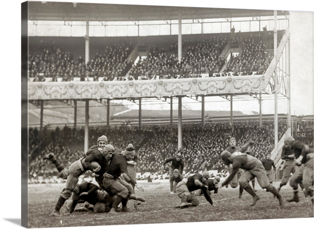 Football game between the U.S. Army and U.S. Navy at the Polo Grounds, New York City, 1916.