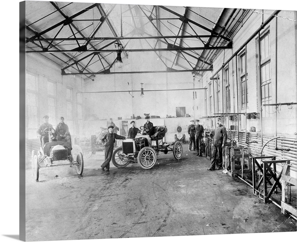 Testing at Henry Ford's Piquette plant. Photograph, c1905.