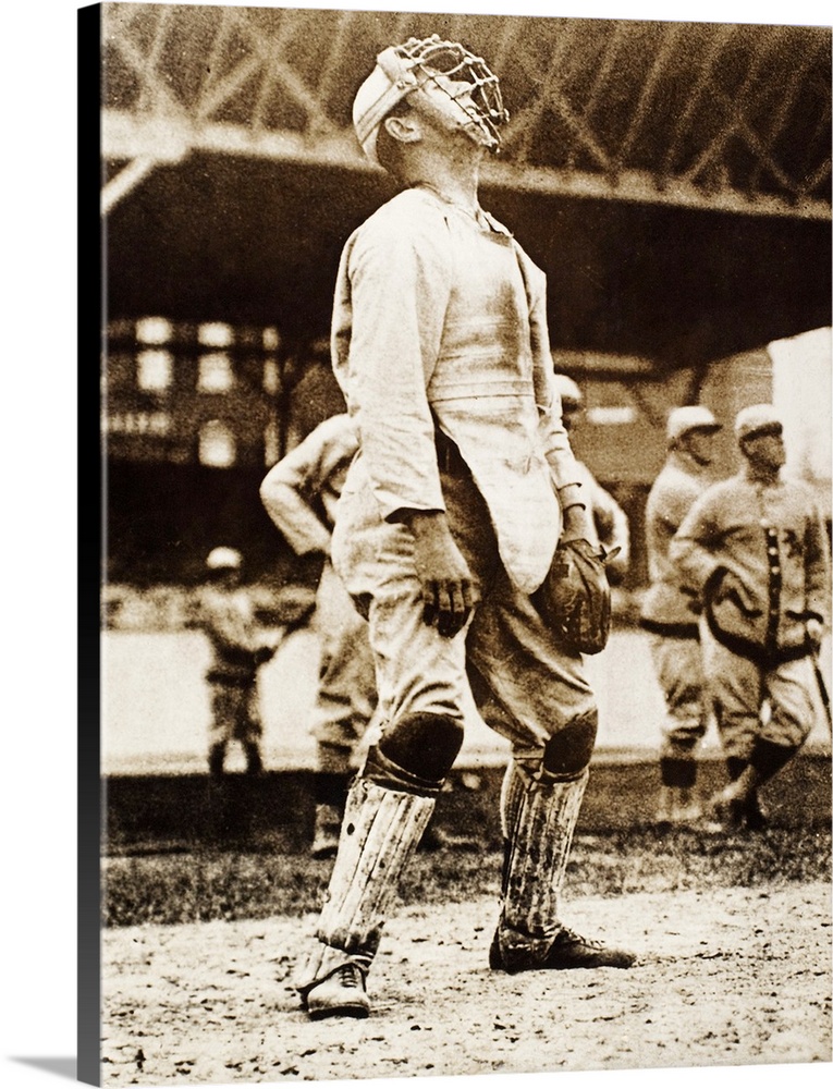 American baseball player for the New York Giants, photographed 1909.
